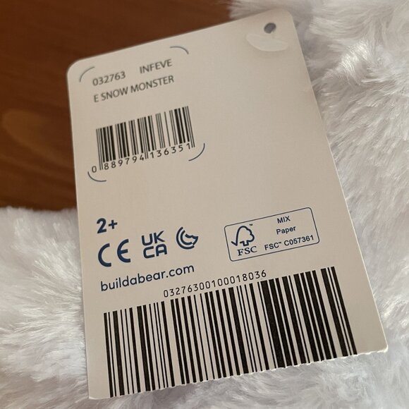 Build-A-Bear Yeti Teddy Bear Plush - Picture 6 of 9